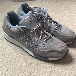 Casual walking shoes, worn moderately